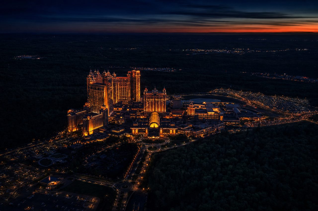 Connecticut casino directory — aerial view
