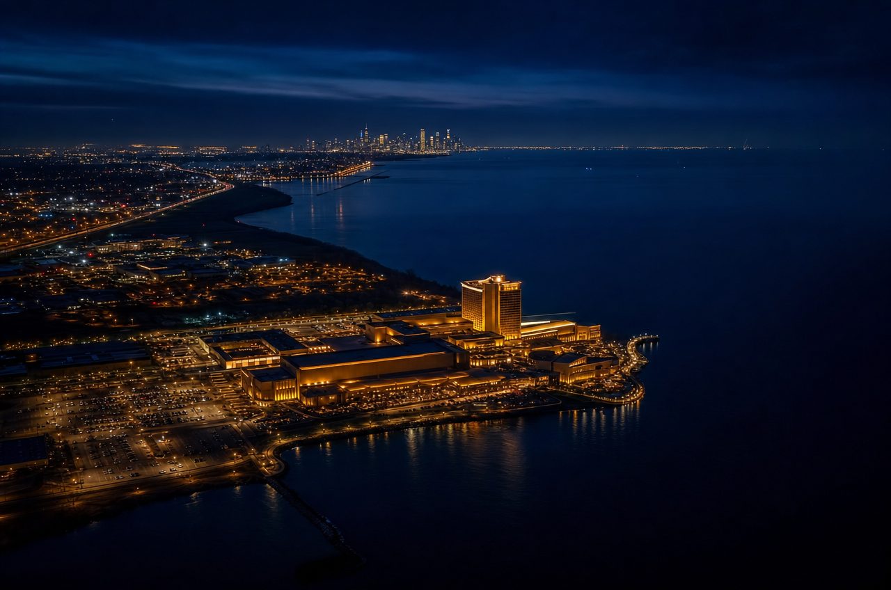 Indiana casino directory — aerial view