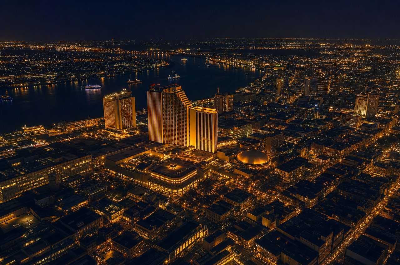 Louisiana casino directory — aerial view