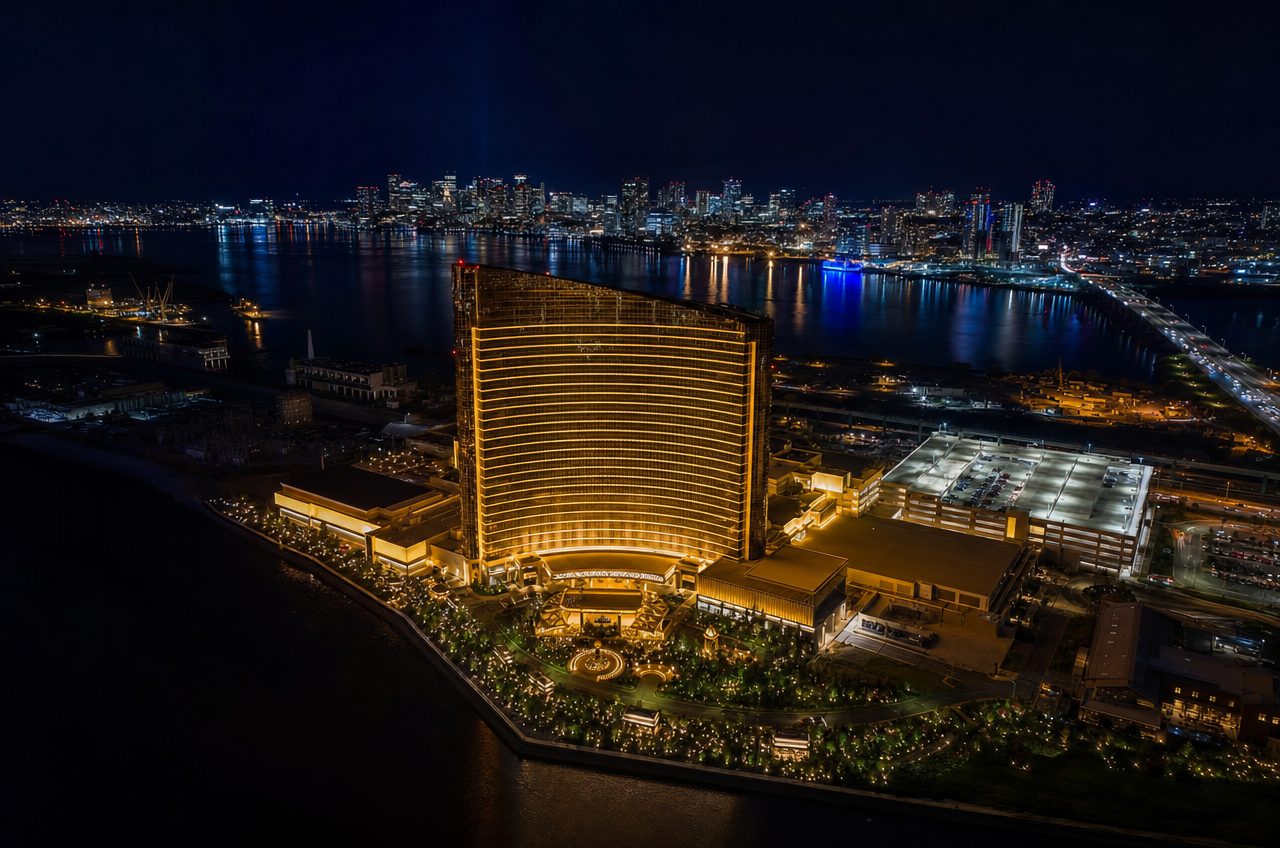 Massachusetts casino directory — aerial view