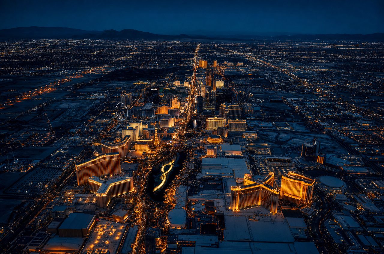 Nevada casino directory — aerial view