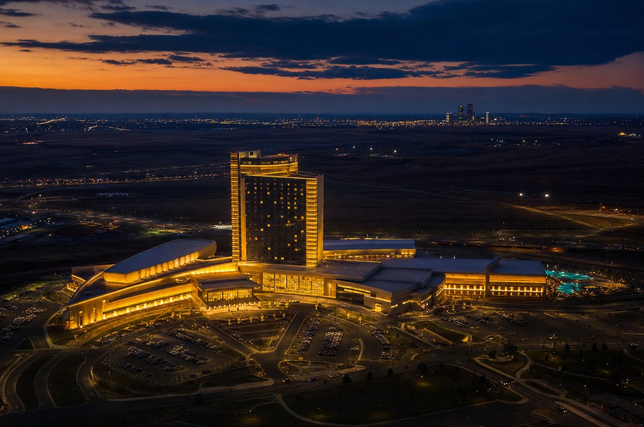 Oklahoma casino directory — aerial view